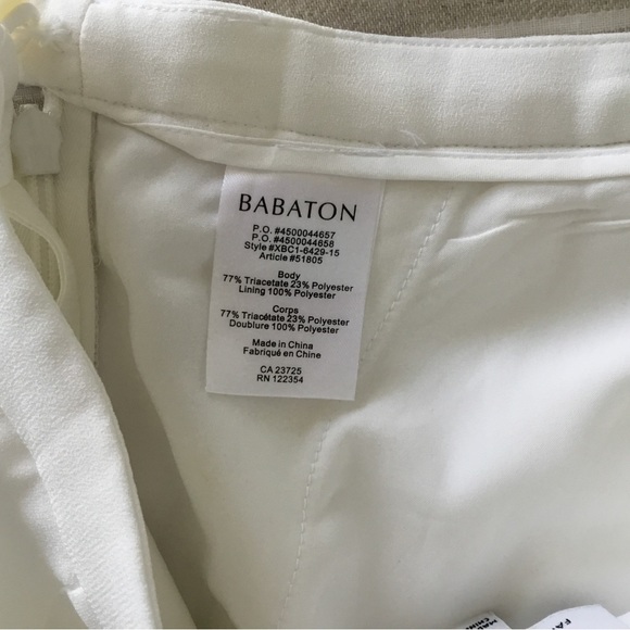 Aritzia Babaton Skort, off-white, size 8 - Picture 4 of 9
